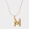 Collana Alphabet Ciondolo Lettera M