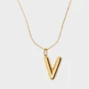 Collana Alphabet Ciondolo Lettera V